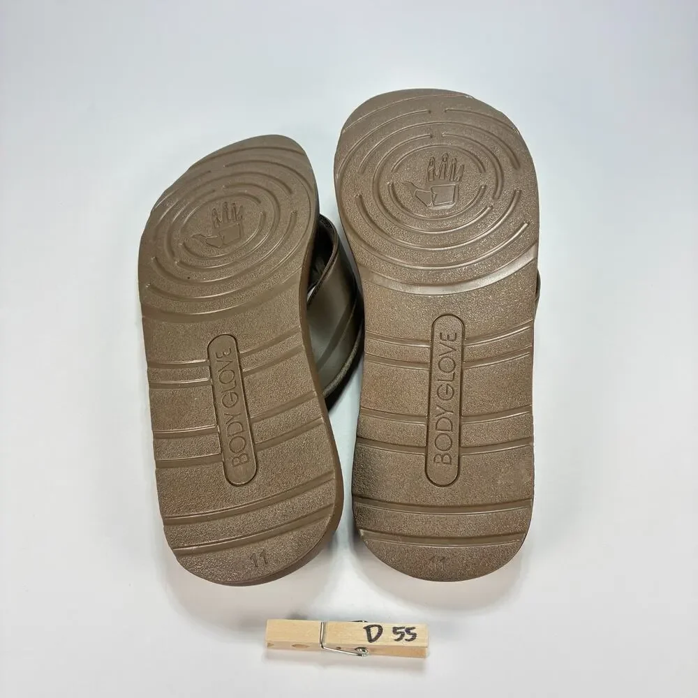 Body Glove Brown cushioned Comfort Thong Flip Flop Sandals 1967238 Men's Size 11